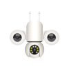 Indoor 3 lens CCTV camera