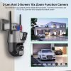 Dual-lens surveillance zoom cam