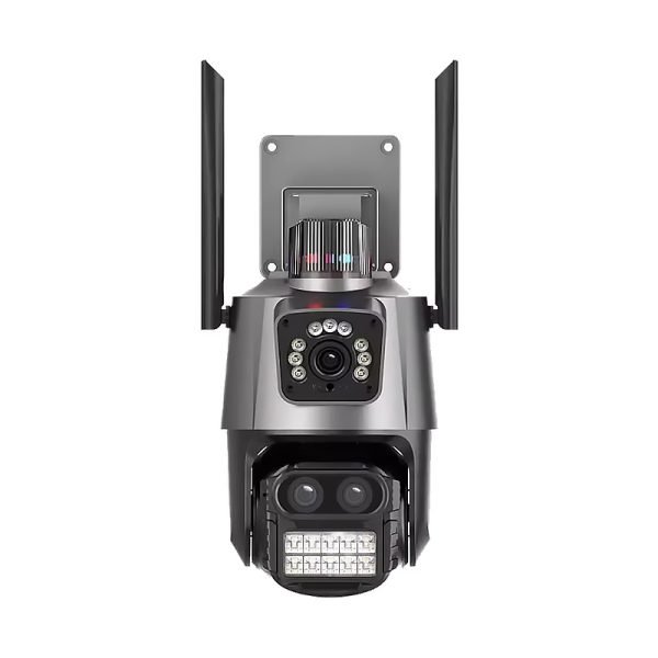 Dual-lens PTZ zoom camera