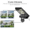 3-lens street light PTZ camera
