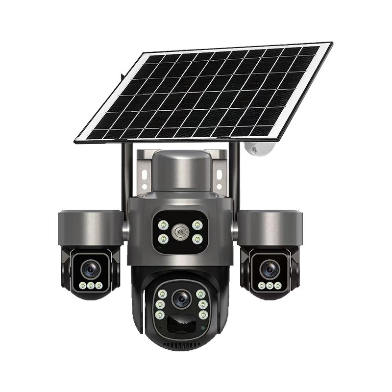 Zero Electricity Cost Solar PTZ Camera with Night Vision
