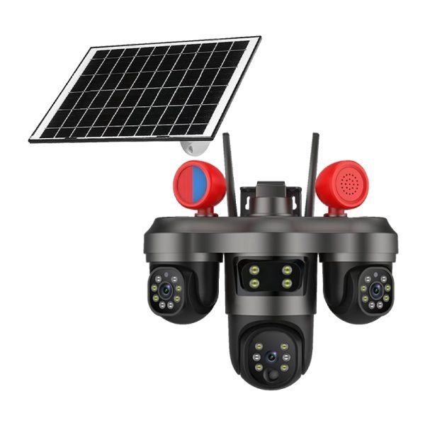 Solar PTZ Camera Usage Scenarios – Courtyard, Orchard, Pasture, Rural Area