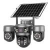Outdoor 4G Solar PTZ Security Camera Front View
