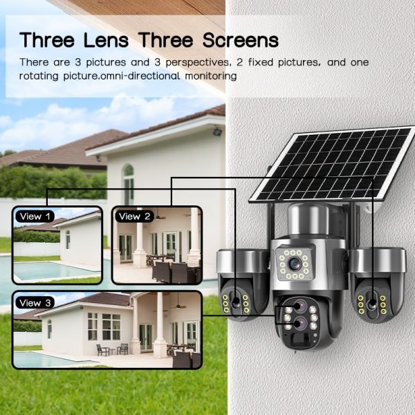 Multi-Lens Smart Solar Camera