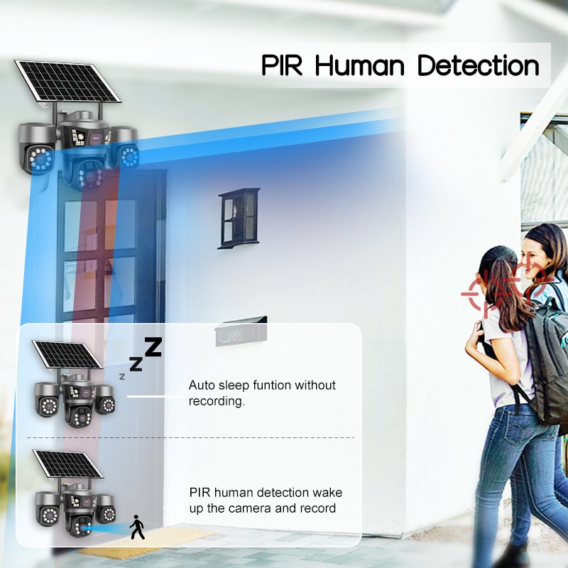 IP66 Waterproof Solar Security Camera