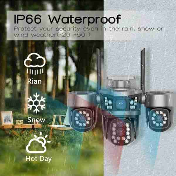 IP66 Waterproof Solar Surveillance Camera