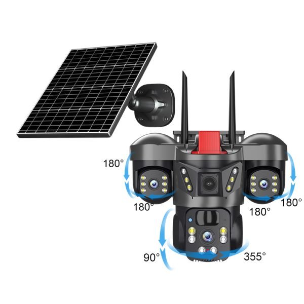 Solar Security Camera with Two-Way Audio