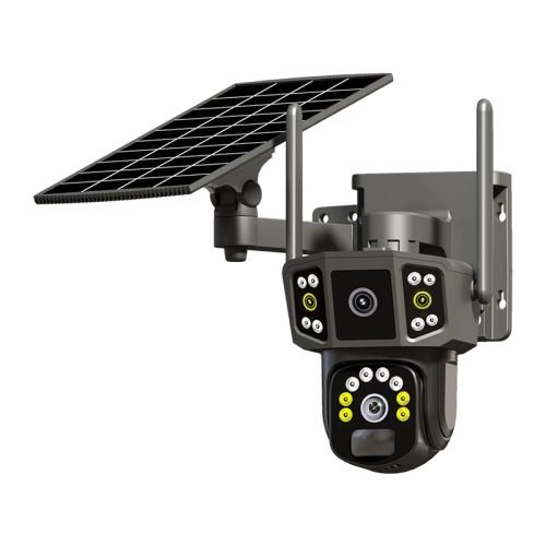 IP66 Weatherproof Solar Camera – 6MP HD Resolution for Clear Day & Night Footage