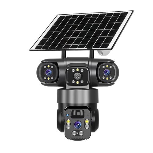 Solar 3-lens WiFi security camera