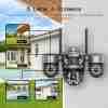 5-Lens Solar PTZ Security Camera