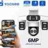 Yoosee 4 Lens 12X Zoom PTZ Outdoor Security Camera