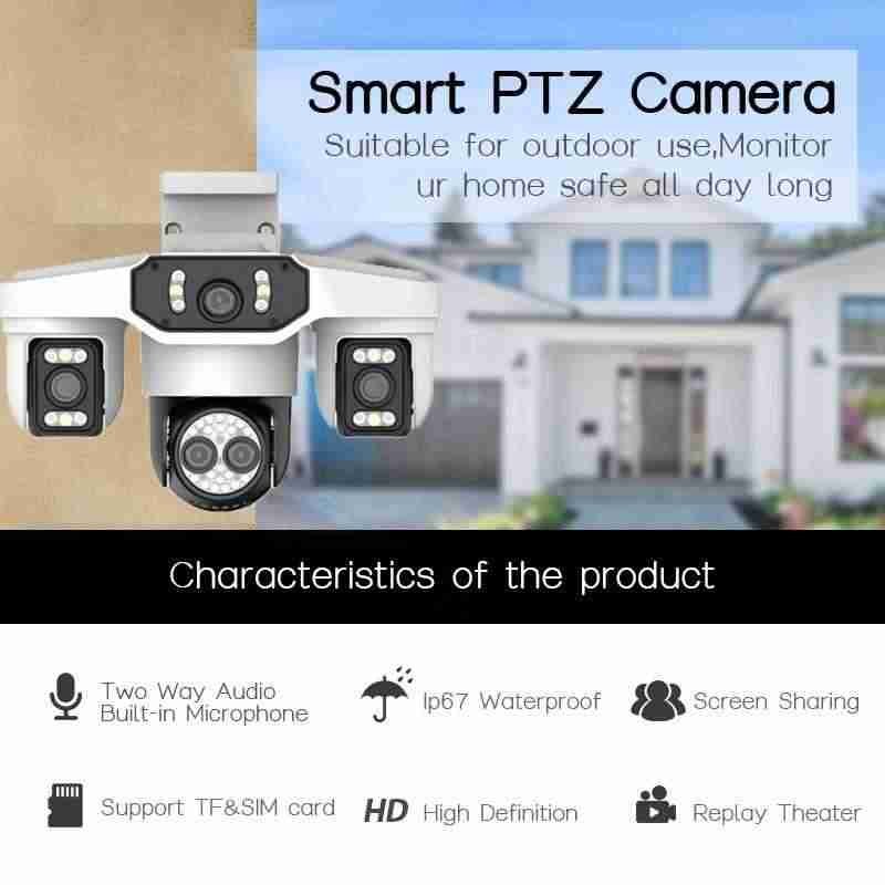 12X Zoom Long Range Outdoor Surveillance Camera