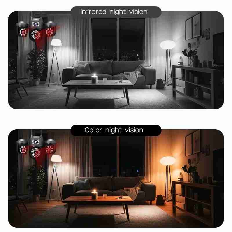 Full Color Night Vision PTZ Security Camera for Outdoor Use